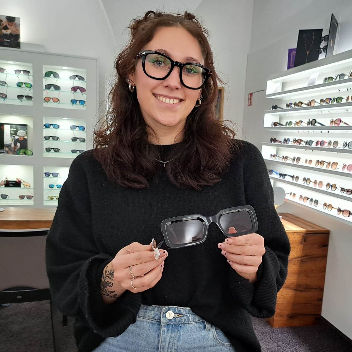Selina Losert, Auszubildende Augenoptikerin bei GRONDE Sehen & Hören, Augsburg am Hauptbahnhof